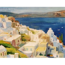 Santorini (festmény reprodukció/vászonkép)