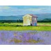 Provence-i tájkép (festmény reprodukció)