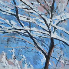 Vadalmafa télen (festmény reprodukció/vászonkép)